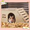 Large Hamster Hideout House Climbing Ladder Villa Cage Toy for Syrian Hamster