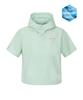 DISCOVERY EXPEDITION Women'S Freshvent Lightweight Woven Training Short Sleeve Hooded Anorak (L/Mint)