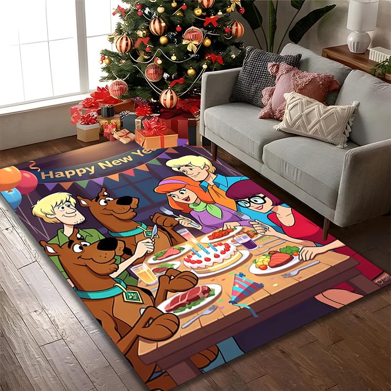 1pc SCOOBY-DOO Carpet for Room Floor Mat, Comfortable Office Chair Printed Area Rug, Beautiful Hotel Rug