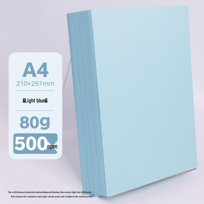 A4 Assorted Color Thickened Origami Paper 80g/120g/150g - Pink, Red, Blue