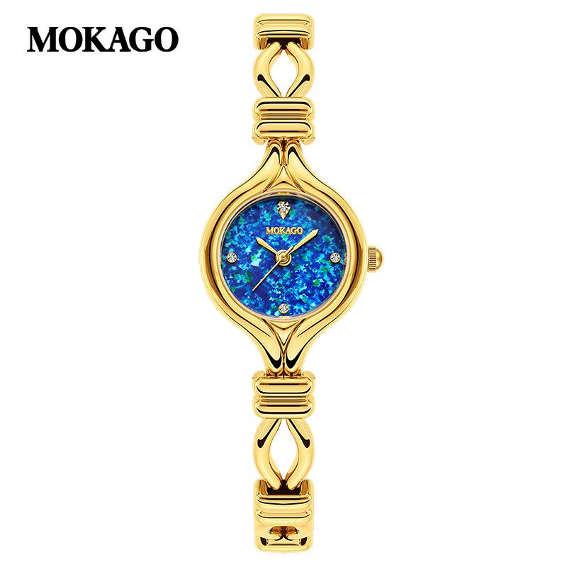 Mokga Quartz Women s Waterproof Watch with Mother-of-Pearl Dial - Bestselling High-End Feel.