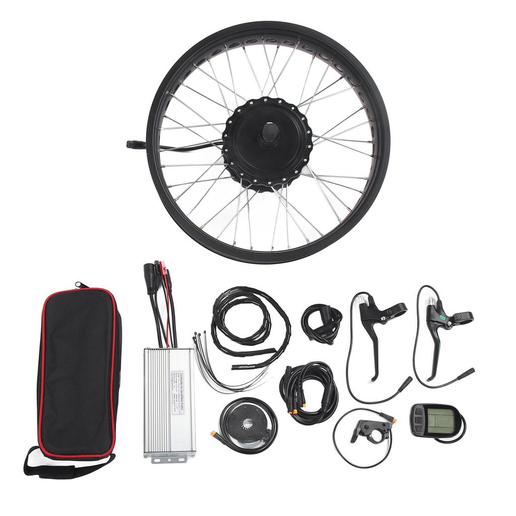 20 Inch Snowmobile Lithium Battery Modification 20 Inch 48V 750W Rear Wheel Electric Bike Motor