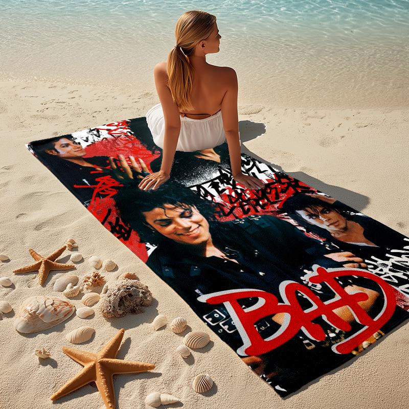 Moonwalk Performance Stylish Digital Printing Beach Towel Quickdrying Absorbent Blanket For Beach Pool Gym Travel