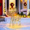 Light-up Reindeer Decoration Led Christmas Elk Decor Outdoor Christmas Reindeer Decoration Set Battery for Garden Indoor