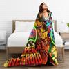 Metroids Helden Spiel Flanelldecke Super Weiche Kuscheldecke für Wohnzimmer Reise Büro Street Trend Tagesdecke Sofa Bettbezug