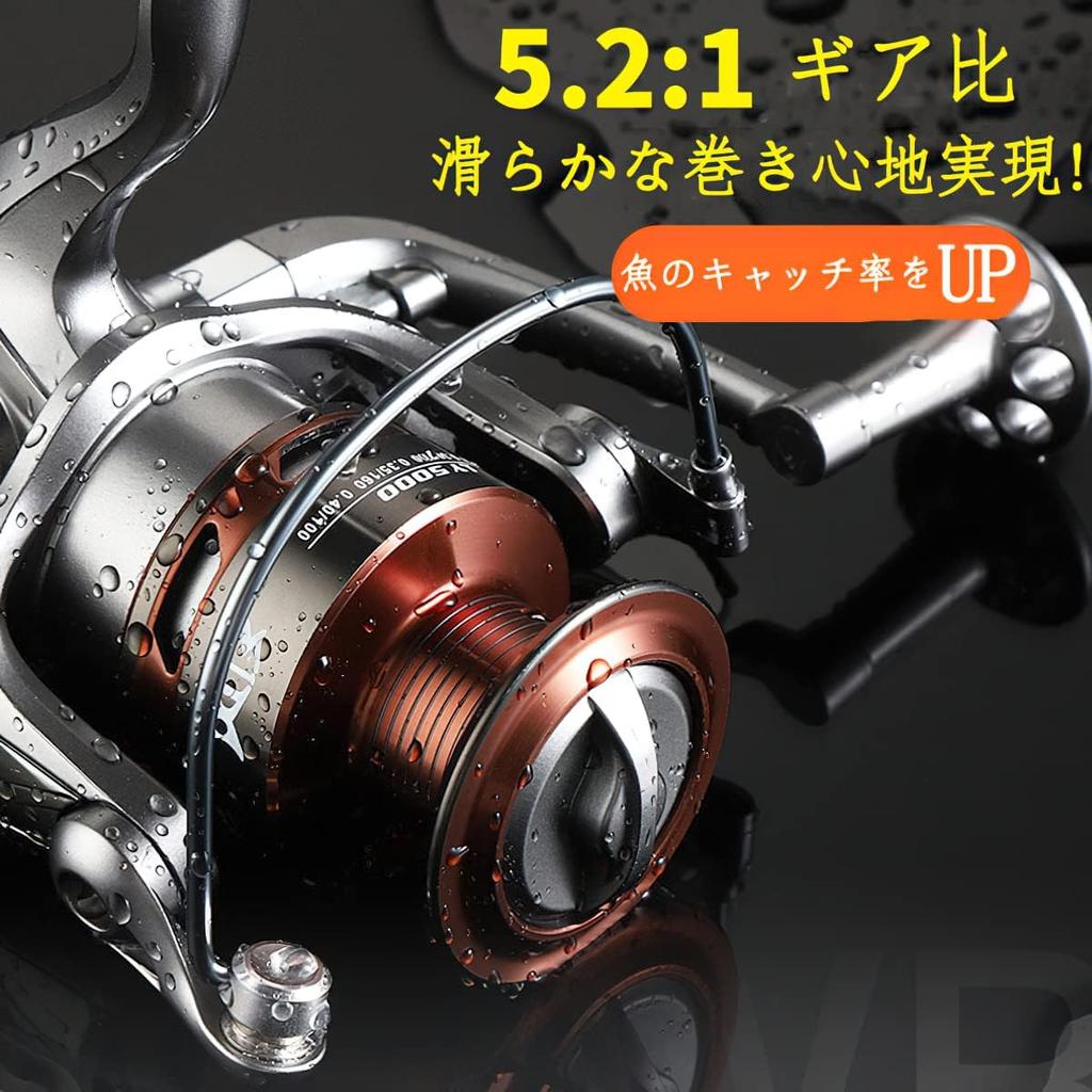 LY3000 Spinning Lightweight Fishing Reel with Gear Interchangeable Long Suitable for Freshwater and Saltwater Suitable for All Fishing Tackle Reel,