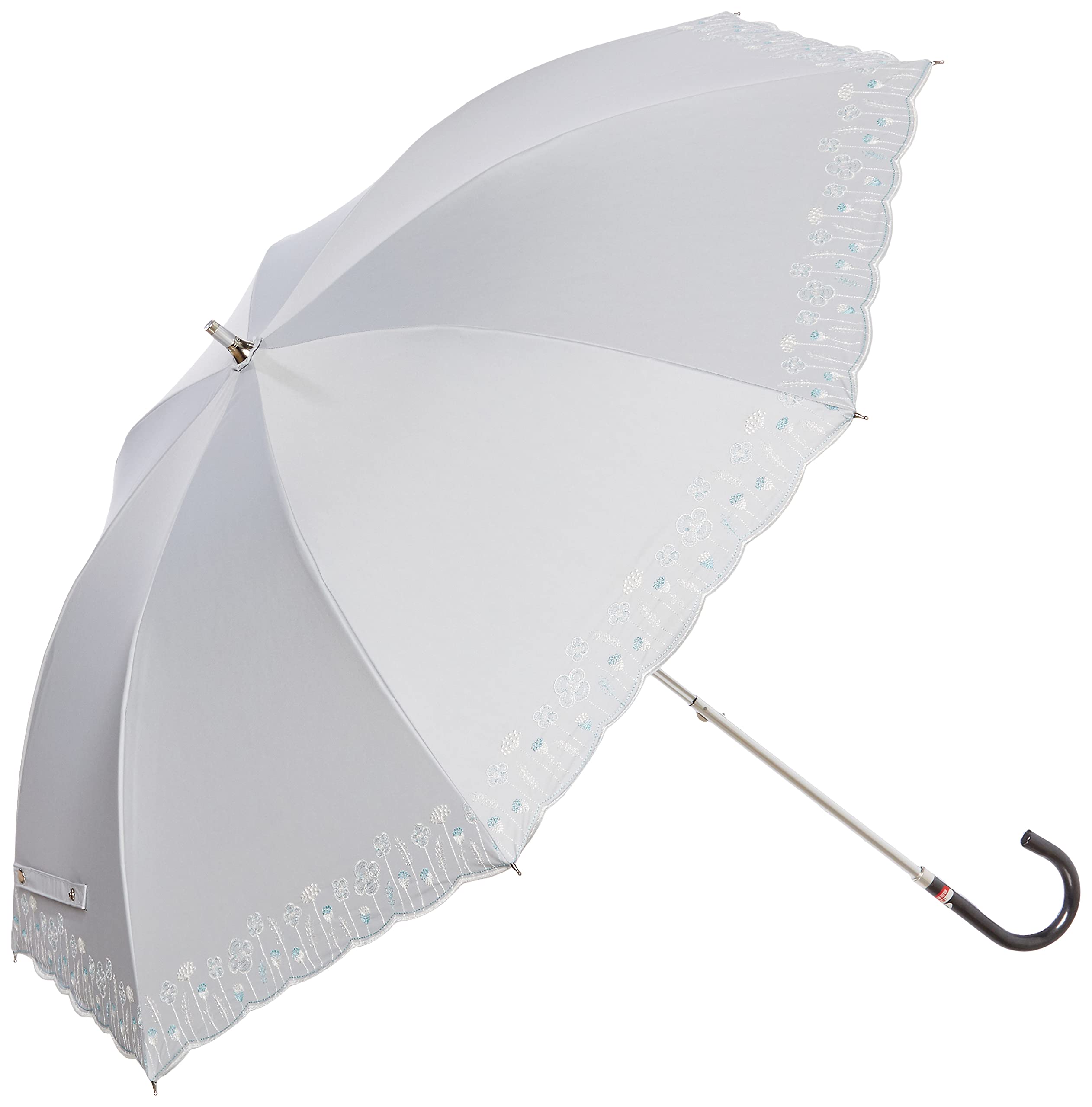 

Moonbat Ботаническая вышивка Длинный Короткий Легкий Подходит для дождя или легкого ребра Примерно 50 см um-feel Зонт, Солнцезащитный зонт, Женский, 11274-06 (Высокая температура