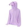 Outdoor Ice Silk Sunscreen Clothing Men's and Women's Summer Cool UV Protection Sunscreen Clothing Large Brim Removable Quick-drying Jacket