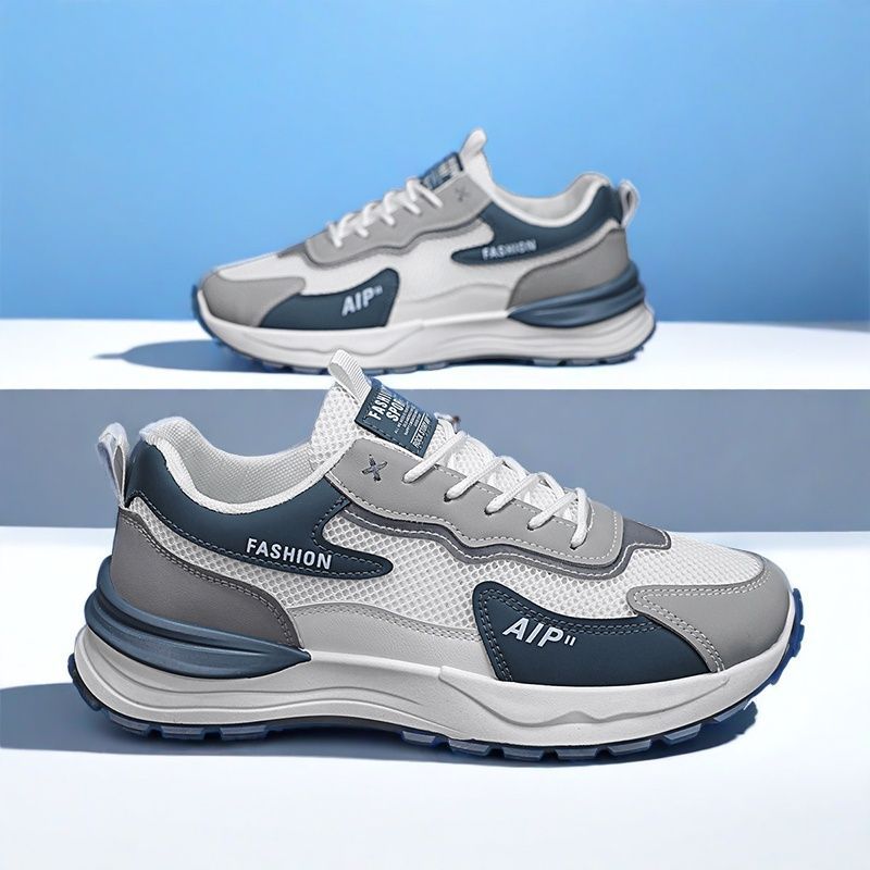 

Men s shoes sports 2025 spring new casual shoes deodorant youth leather waterproof non-slip labor insurance tide shoes dad 44
