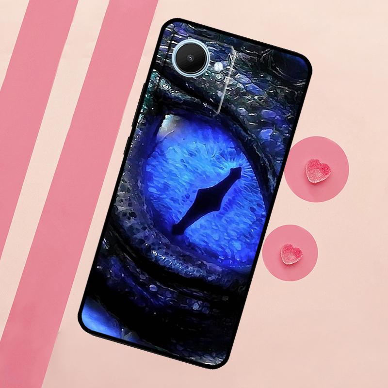 Dragon Eye Gothic For Realme C67 C75 C63 C61 C71 C55 C51 C65 C53 10 11 12 13 14 15 Pro Plus GT6 GT7 Pro Case