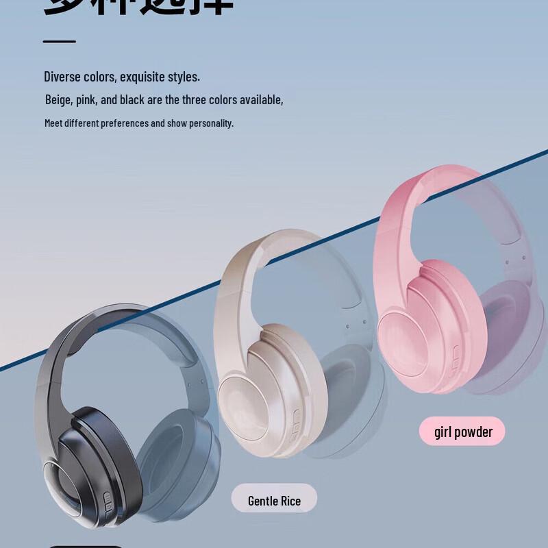 Jing Weidu WL77 Over-Ear Bluetooth Noise-Cancelling Headphones