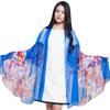 Extra Large Korean Style Chiffon Scarf - Versatile Beach Towel and Sun Protection Shawl for Women