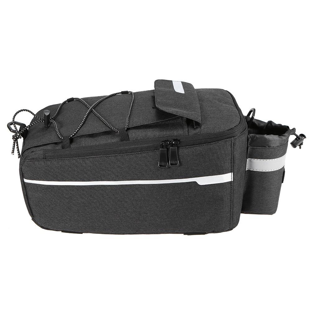 

Insulated Bike Pannier Bag with Reflective Stripes Bike Trunk Bag Bike Rear Seat