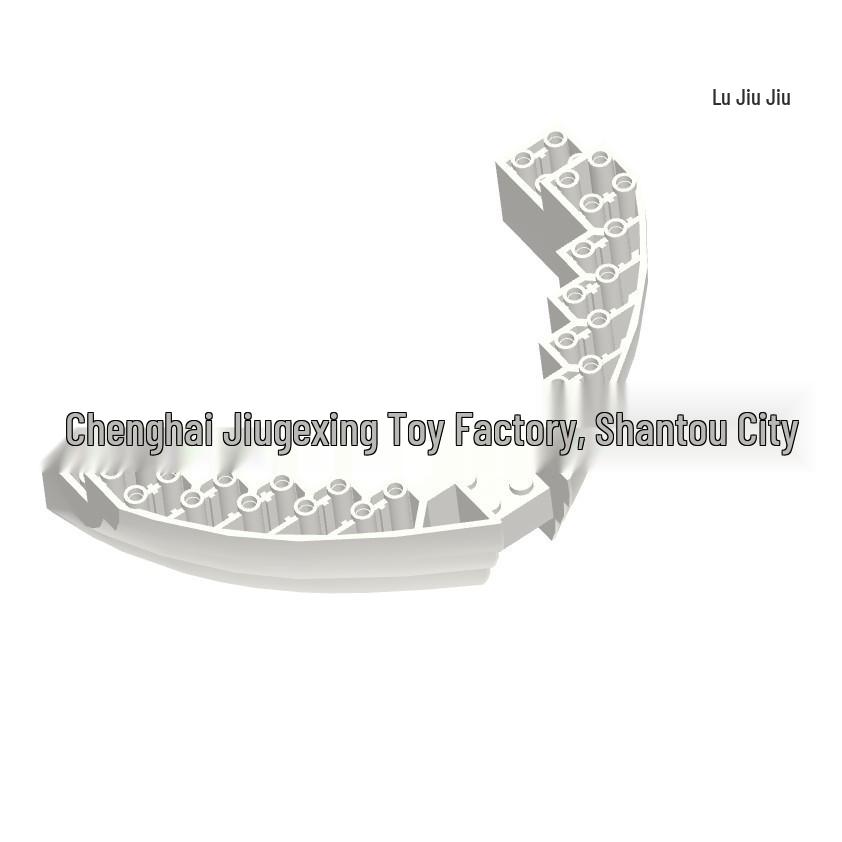 Cross-Border MOC Building Blocks: 12x16 Bow Upper Hull Part 14740 (50G Min Order)
