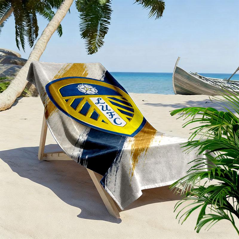 LUFC Poster Strandtuch, Großes Weiches Schnelltrocknendes Handtuch für Strand Camping Schwimmen