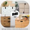 A27F-For Cabinet Door 4-Inch Black Zinc Alloy Hasp Lock, Heavy Duty Deadbolt With 3-Digit Combination(2Pcs)