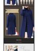 Women's British Style Mid-Length Woolen Coat - 2025 Spring/Autumn Slim-Fit Overcoat and Suit