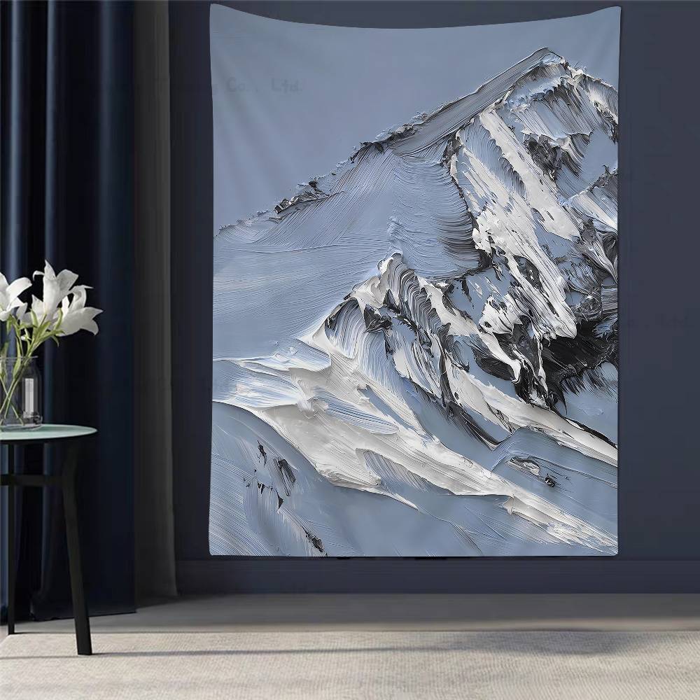 Conrad Jon Snow Mountain Artist Hippie Wall Hanging Tapestries Art Science Fiction Room Home Decor Kawaii Room Decor