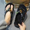Beach Men's Shoe Flip Flops Platform Slides Shiatsu Adult Designer Luxury Low Price Fun Trend 2025 Rubber Male Slipper