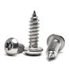 Yigu 304 Anti-Theft Torx Pin Self-Tapping Screws: M2-M5 Round Head, Mushroom Head, Pointed Tail Wood Screws