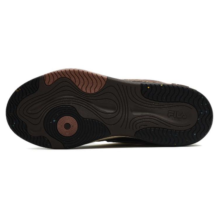 FILA Mix Casual Comfortable Low-Top Sneakers Men Sneakers Black White F12M334201FBA