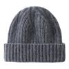 100% Cashmere Beanie Men Women Warm Winter Hat Heads Ear Protection Knit Cap
