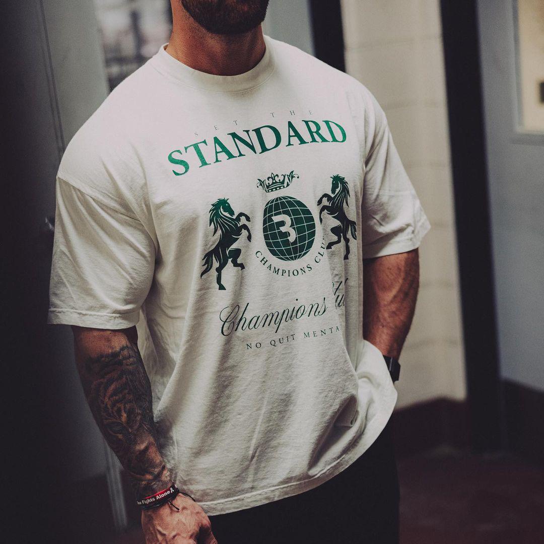 

Крис Бамстед Футболки Перед тренировкой Спорт Зал Мужская одежда 100% хлопок Высокое качество Американский размер Raw CBUM Футболки оверсайз S