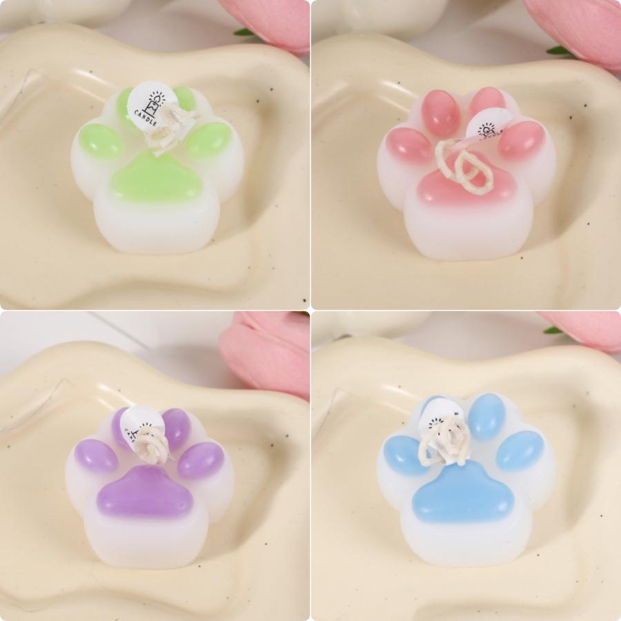 

Ароматизированная свеча в виде кошачьей лапки, 1 шт./4 шт., на день рождения, День святого Валентина, украшение дома своими руками, украшение для вечеринки, свадебные сувениры