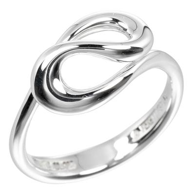 TIFFANY&Co. Otwarty pierścionek falisty Srebro925 #4.9(Rozmiar amerykański) 3g Używane przez kobiety