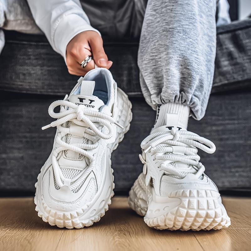 Big head and wide feet summer new mesh running sneakers dad shoes