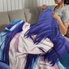 Anime The a-Apothecary d-Diaries J-Jinshi Sama Flannel Warm Soft Plush Blanket for Sofa Living Room Office Bedroom Travel Gift