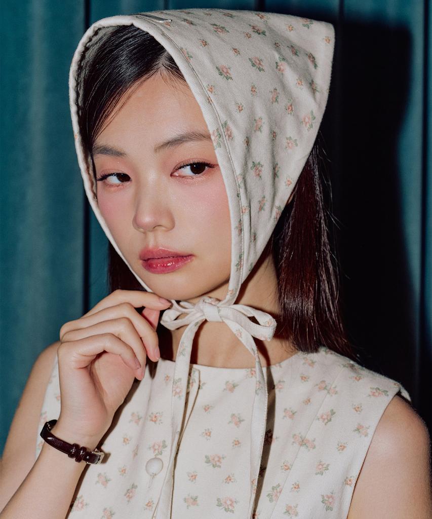 Zero Planet Karina Button Dress Set [Flower]