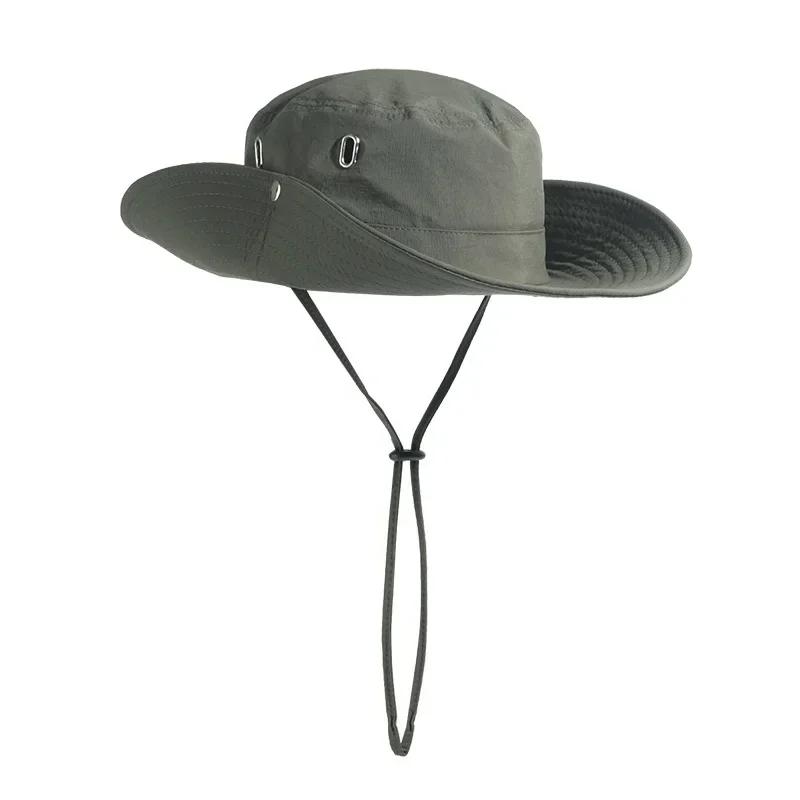 

Wide Brim Quick Dry Bucket Hat for Outdoor Adventures Foldable Sun Protection Cap for Camping Hiking Fishing & Western Style M 54-59cm