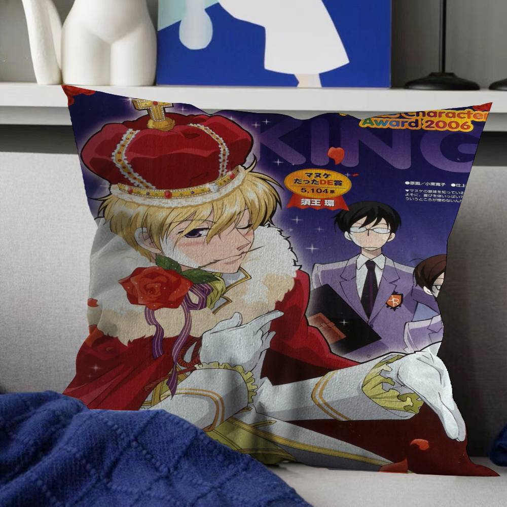 Anime Ouran High School Host Club Maple Design Cushion Cover Happy Autumn Harvest decor Holiday Decorati Pillow Cover