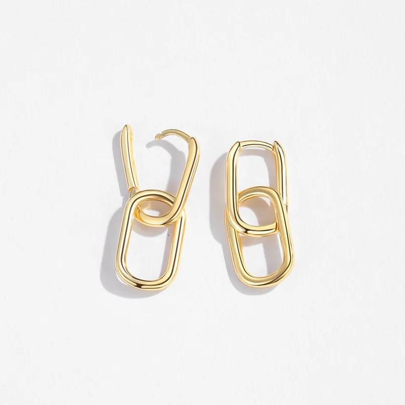 925 Silver Korean Irregularity Earrings Exquisite Semale Sexy Jewelry Gift Designer Jewelry