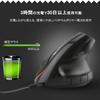 NAMOTUOFO Wireless Mouse, Vertical, Charging Mode, Mute Mouse (with Back and Forward Buttons), Perfect Grip, Purple