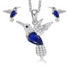 Water Diamond Bird Necklace for Women Fashionable Crystal Necklace Personalized Necklace