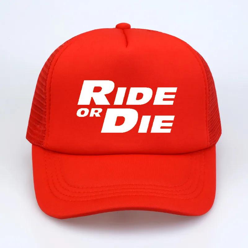 

Ride or Die Baseball Cap Letter Print Unisex Paul Walker Fast Furious Women Unisex hat Summer cool hip hop streetwear snapback hats