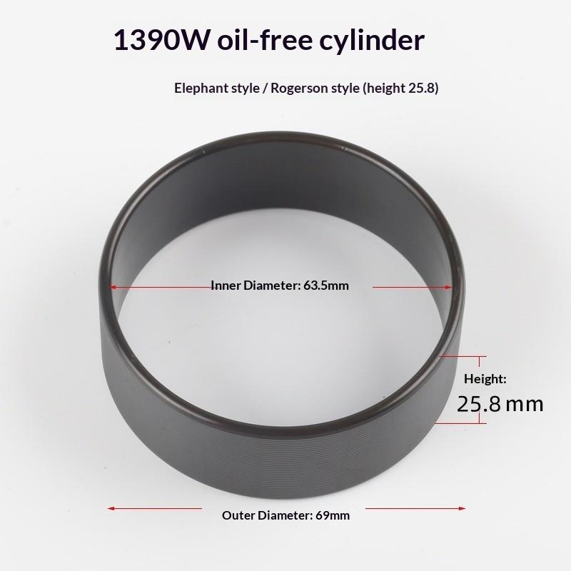 Vacuum Pump Oil-Free Mute Air Compressor Cylinder Sleeve Piston Cylinder Ring Air Compressor Pump Piston Ring Accessories