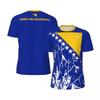 Bosnia And Herzegovina Flag Football T Shirts For Men National Emblem 3D Printed Jersey Casual Quick Dry Breathable Tees Tops
