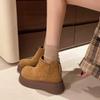 Retro thick-soled Martin boots women's new autumn and winter non-slip versatile height-increasing small short boots