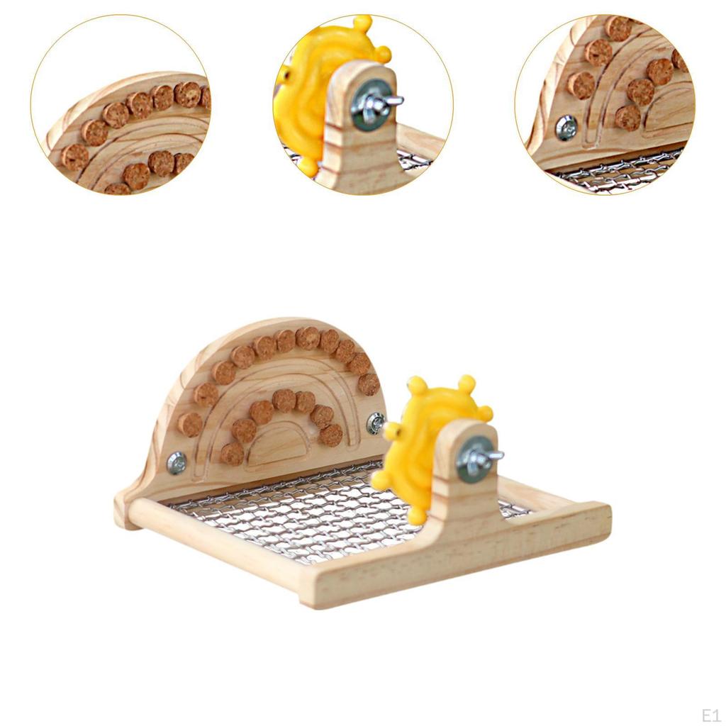 Bird Parrots Playstand Small Animals Cage Accessories Play Playground Parrot Stand for Chinchillas