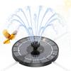 2.5W Solar Fountain,Durable Water Fountain,with 6 Nozzles 4 Anti-Collison Bars,Perfect Outdoor Decoration for Garden Pond Pool