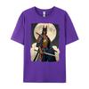 Doberman Dog Samurai Japanese Retro Ukiyo E Warrior Doberman T Shirt Men 100 Cotton Mans Camiseta Masculina Vintage