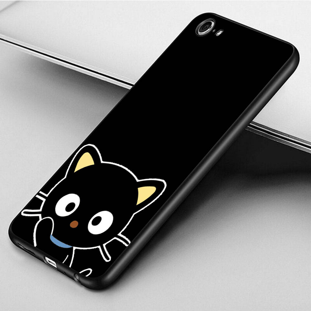 KT76 Niedliche Chococat Hülle für Samsung A04 A14 A23 A34 A54 M23 M33 M52 M53 Realme 10 9 C30S C35 C55 VIVO Y02S Y21 Y33S Y51 X80 Pro Klare Hülle