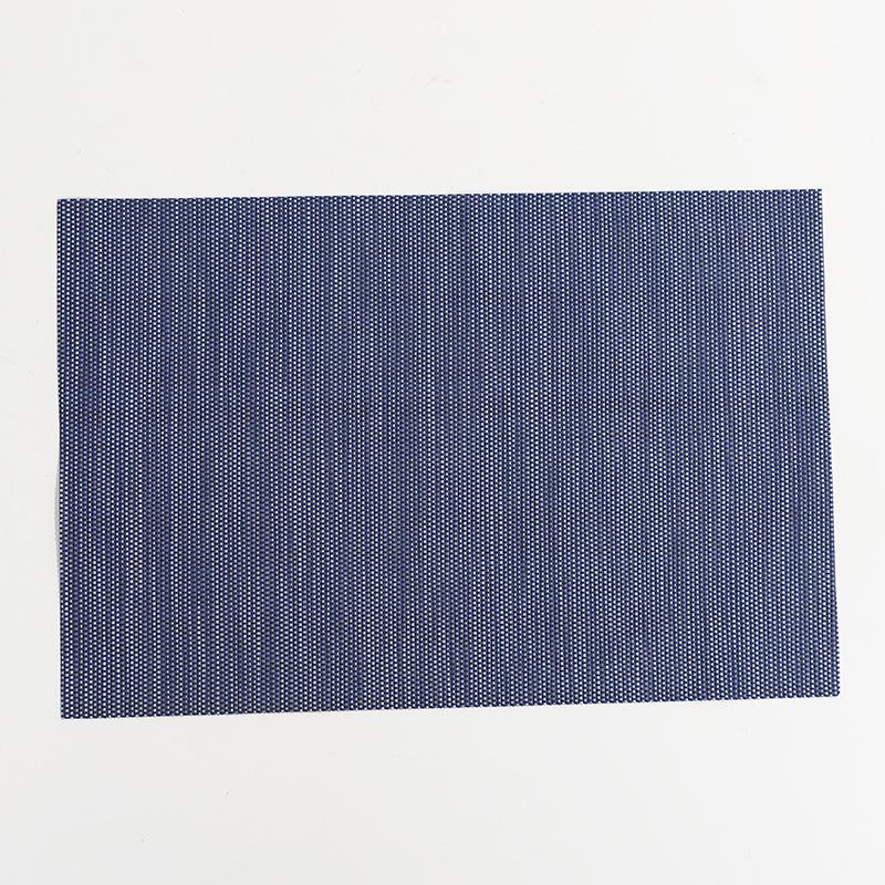 PVC Heat-Resistant Western Table Placemat Washable Dual-Tone Teslin Series Dining Table Cup Mat