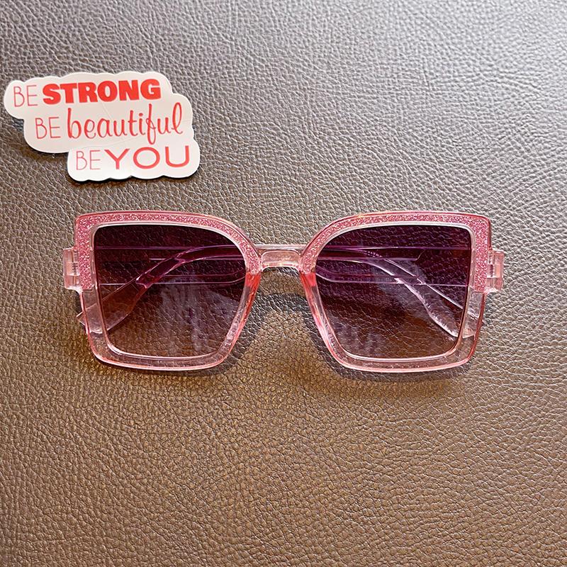 New Children Solid Square-frame Glasses Sunglasses UV400 Outdoor Girls Boys Fashion Protection Sunglasses Kids Sun Glasses