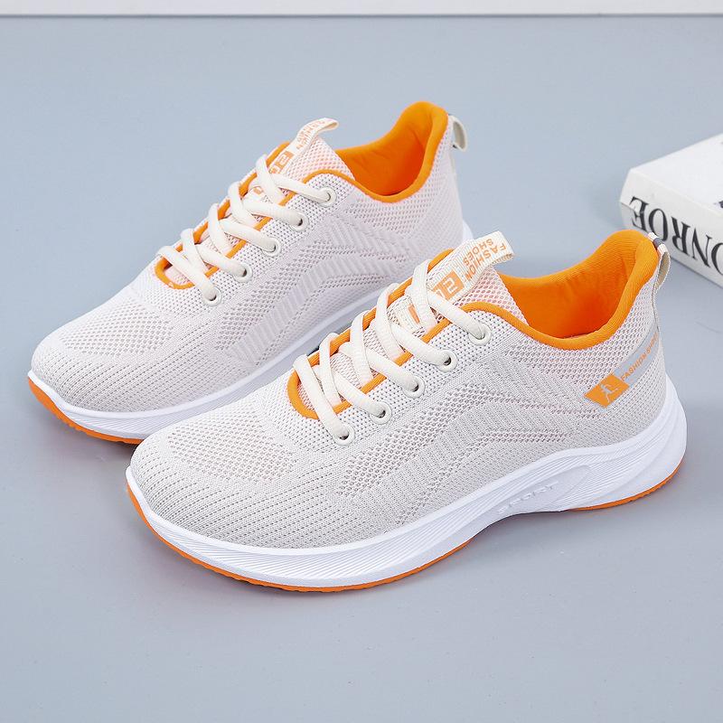 Chaussures décontractées à semelle souple pour femmes, légères, respirantes, en maille, de sport, de marche, à la mode, nouvelle collection