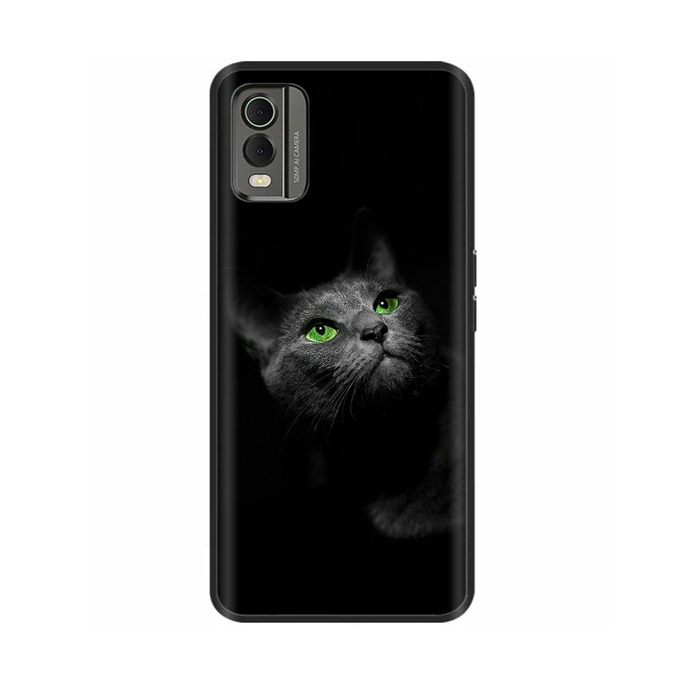 

Чохол для телефону Nokia C32 Case 2023 ТПУ Розфарбований М який силікон Чорний бампер Coque для Nokia C32 C 32 4G NokiaC32 Чохли Ударостійкий Nokia C32