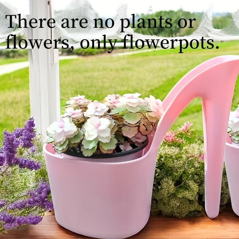 2pcs High Heel Shaped Flower Pots, Modern High Heel Shaped Plastic Flower PotsMultifunctional Floor Standing Flower Pots